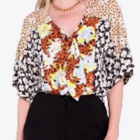 Cabi Patchwork Top - M - Picture 10 of 10